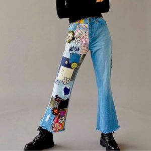 NEW W TAGS. Urban Outfitters BDG High-Waisted Flare Jean Indigo Craft. Size 25.